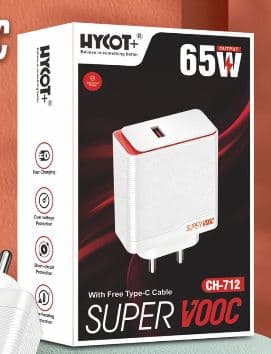 Hyoct+ CH-712 65W SUPERVOOC Fast Charging Wall Adapter image 2