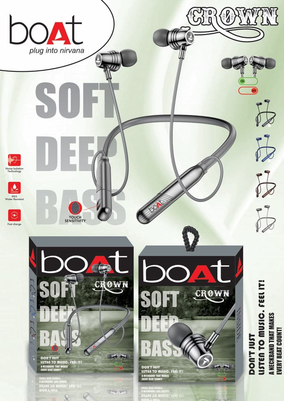 BoAt Crown Wireless Bluetooth Neckband image 1