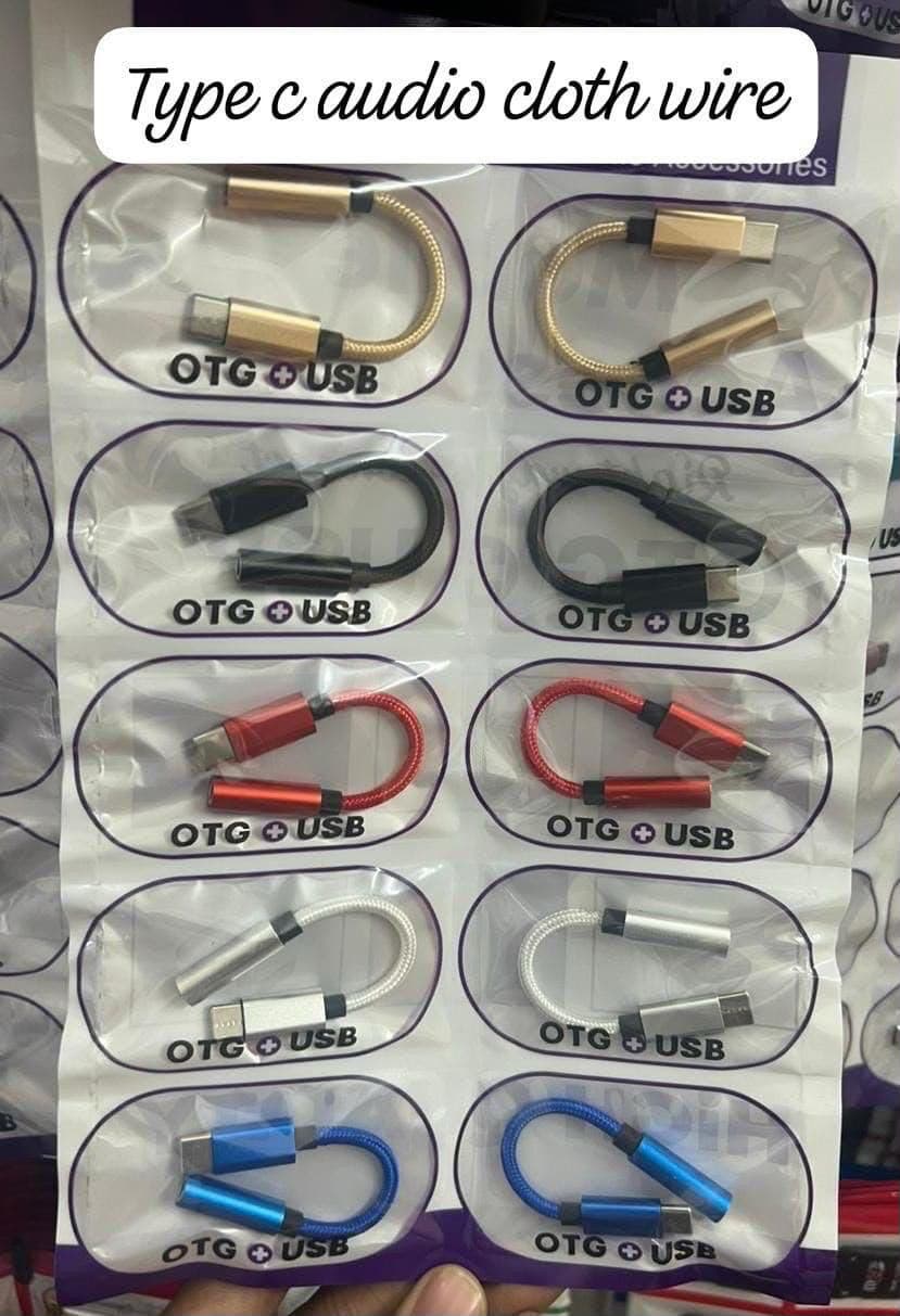 Type-C to 3.5mm AUX Audio Adapter Cable image 1