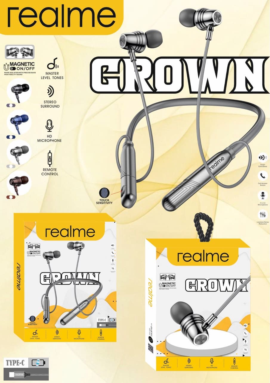 Realme Grown Magnetic Wireless Neckband image 1