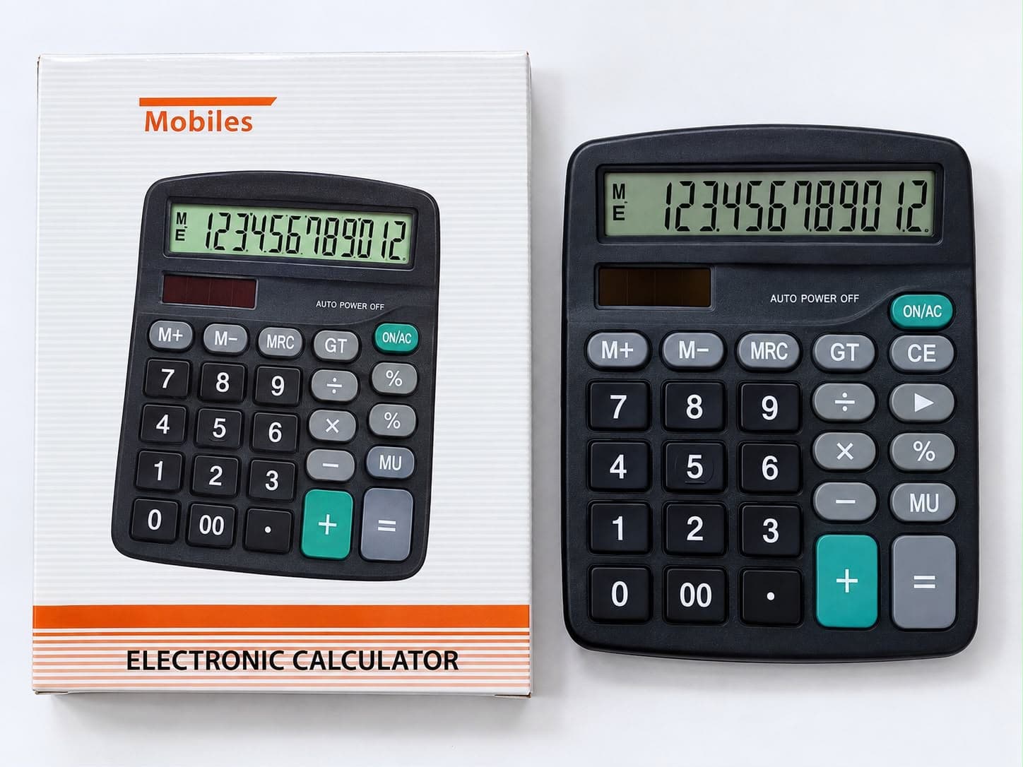 Mobiles 12-Digit Electronic Desktop Calculator