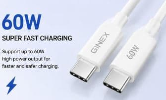 GINEX GX-25CC 60W USB-C to USB-C Charging Cable image 3