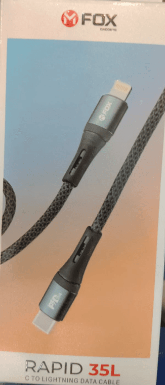 M FOX Gadgets Rapid 35L USB-C To Lightning Data Cable