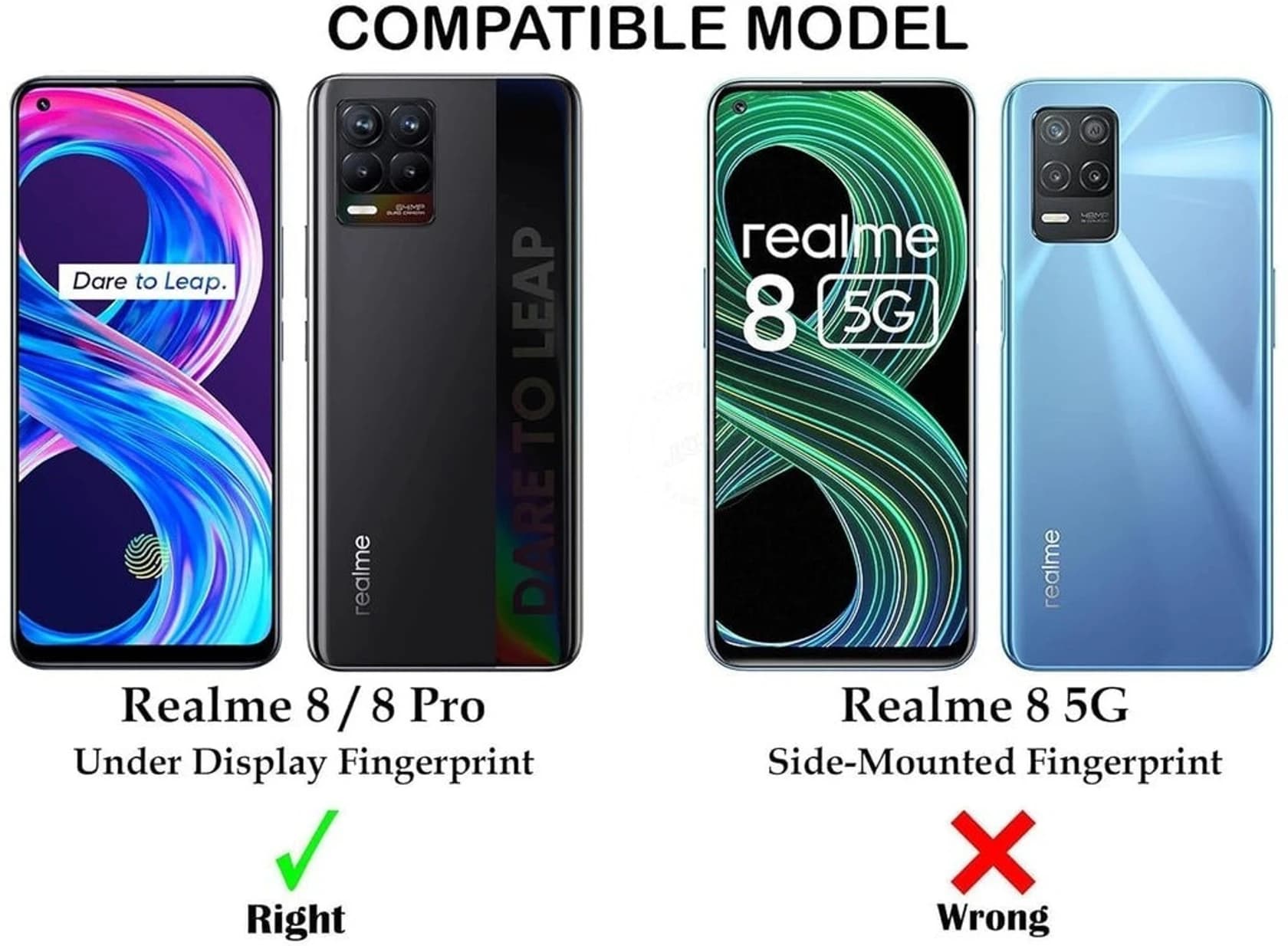 Realme 8 (4G/5G) Back Cover