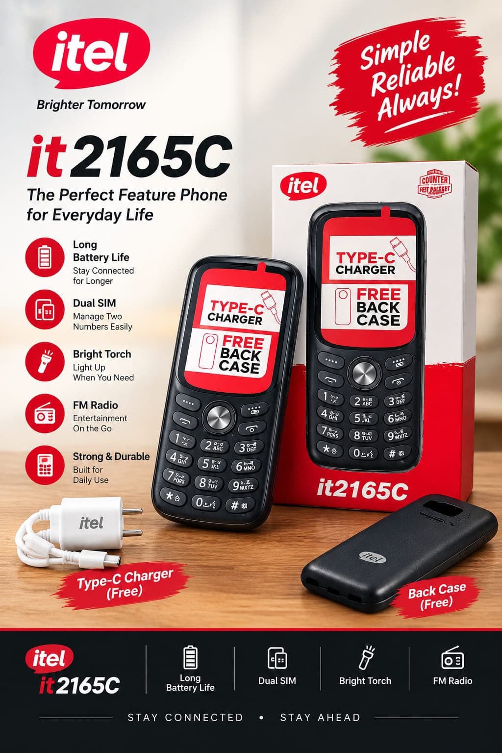 Itel It2165C Feature Phone