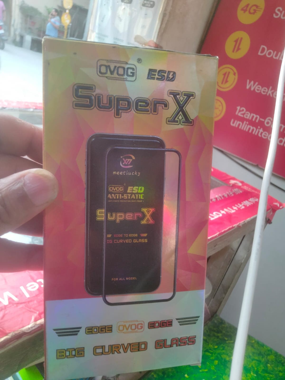 OGOG ESD Super-X Curved Tempered Screen Glass