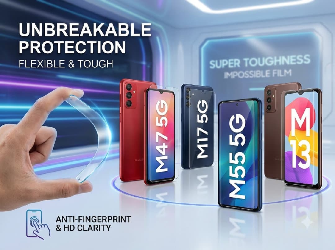 Unbreakable Screen Guard For Samsung Mobile Phones image 4