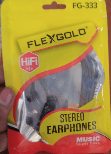 Flex Gold FG-333 Stereo Wired Earphones