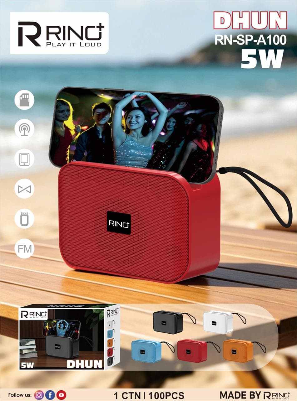 Rino+ DHUN Portable Wireless Speaker (RN-SP-A100) image 1