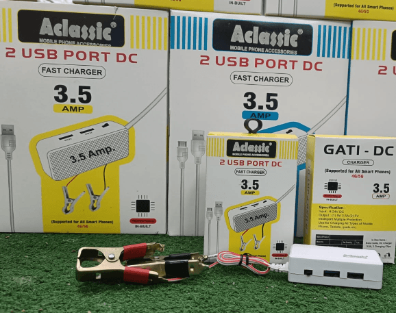 2 USB Port DC Charger 3.5 Amp.