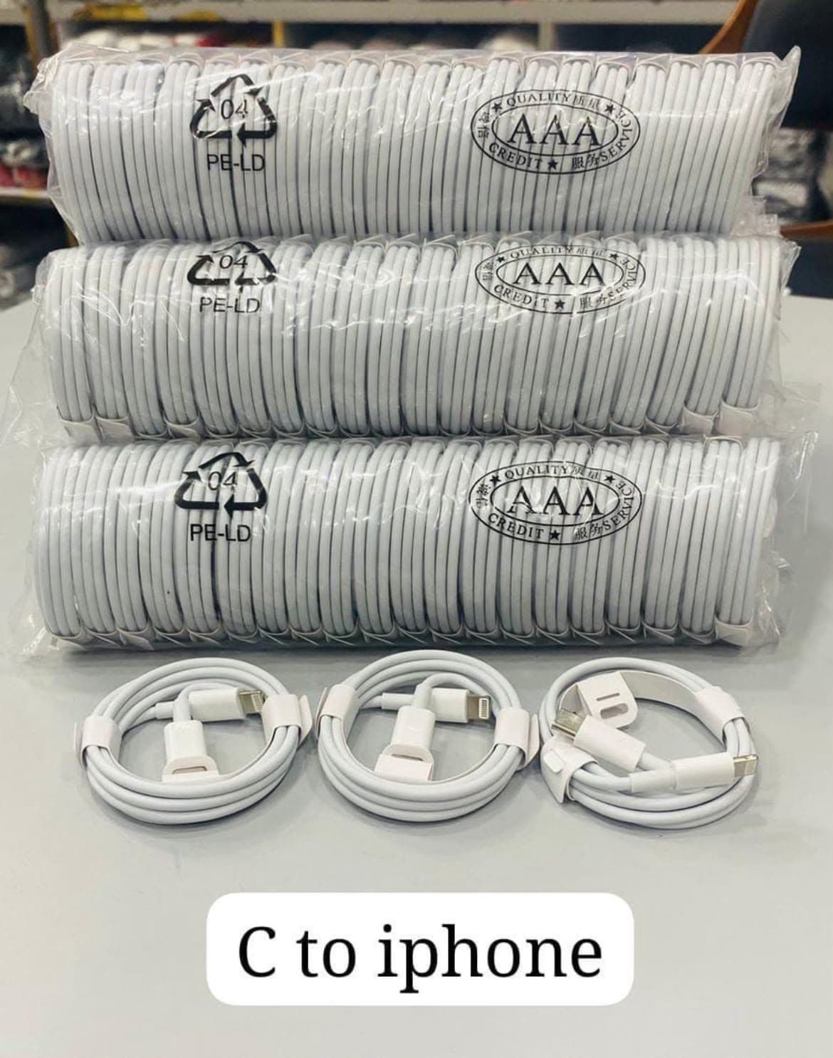 AAA Quality USB Type-C to Lightning Fast Charging Cable (1M)