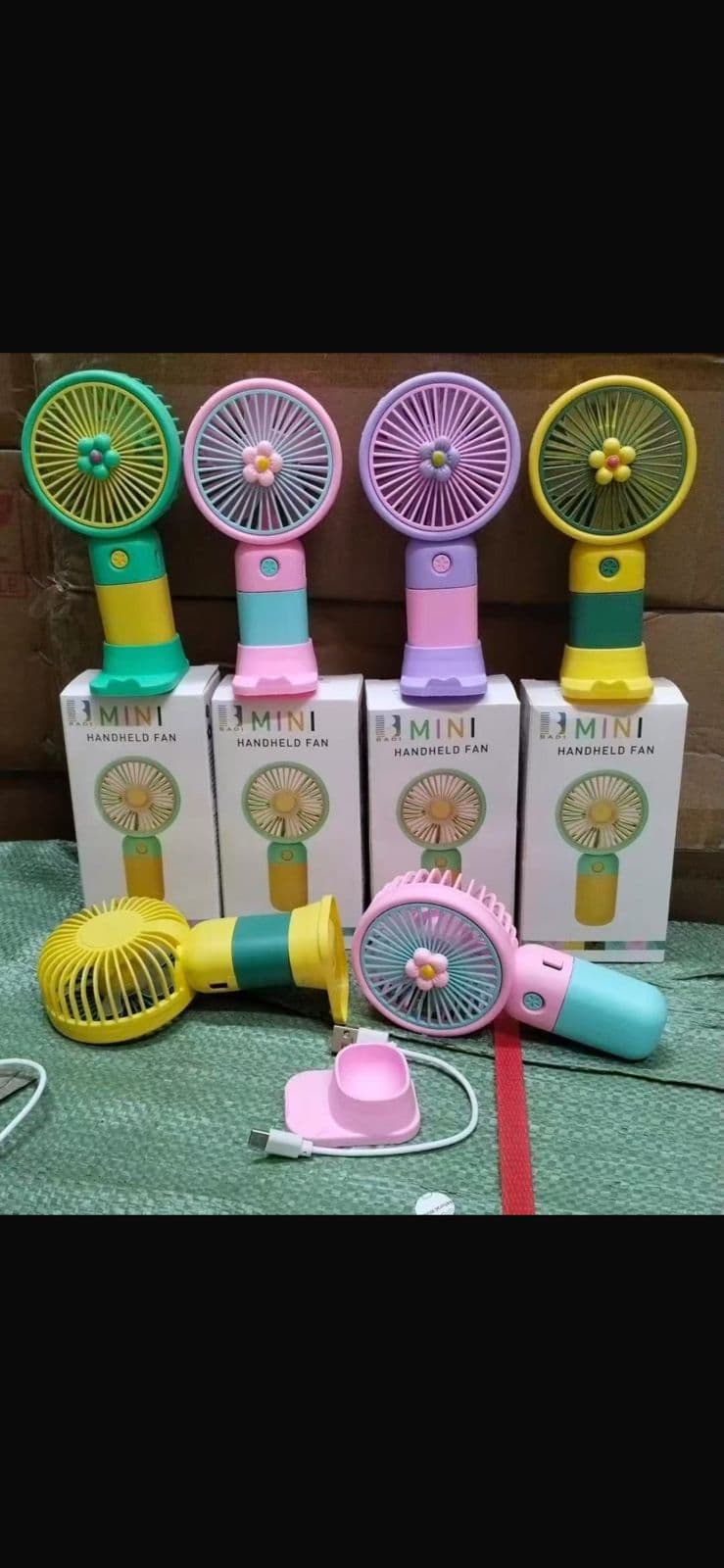 Mini Handheld Rechargeable Fans