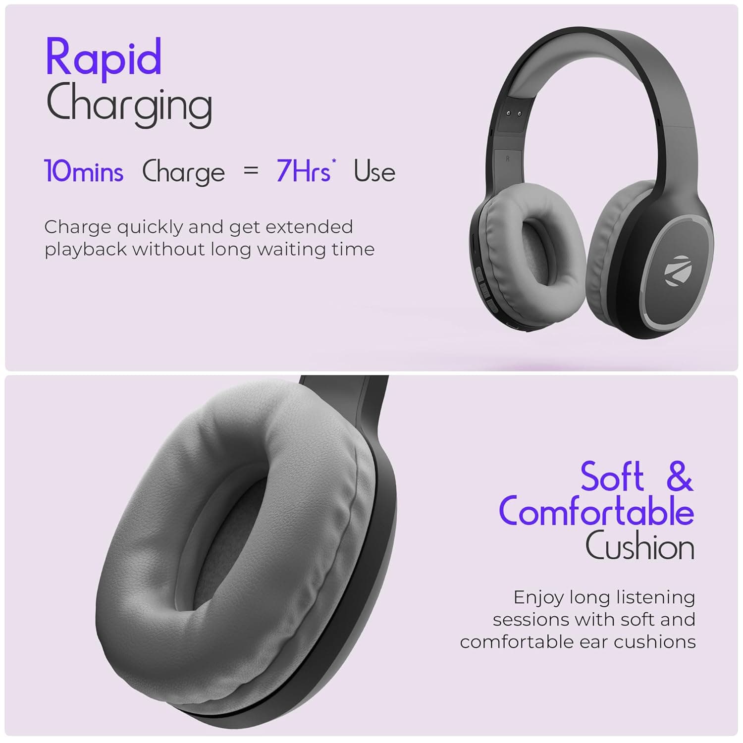 ZEB-BOOM Wireless Headphones image 2