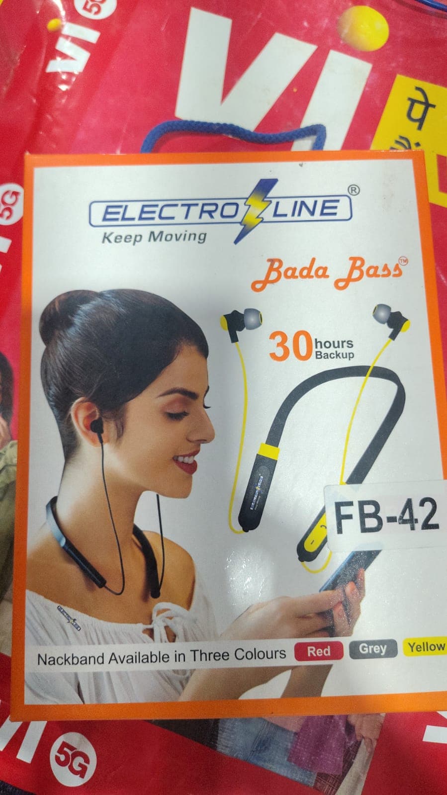 Electroline Bada Bass FB-42 Wireless Bluetooth Neckband