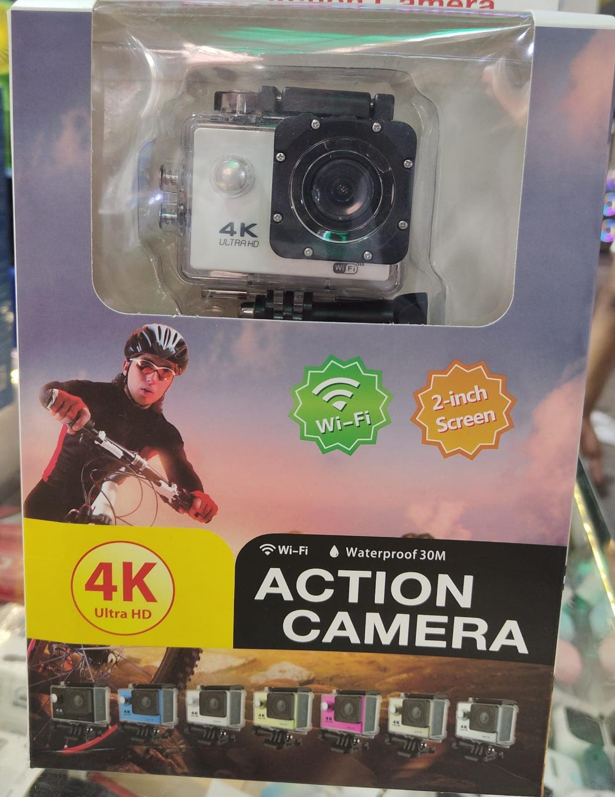 4K Ultra HD Wi-Fi Action Camera (2-Inch Screen)