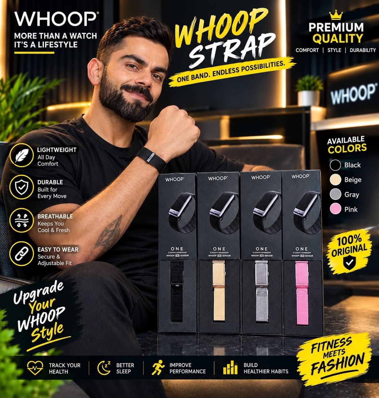 WHOOP Strap / Fitness Tracker Replacement Band