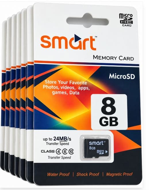Smart 8GB MicroSD Memory Card