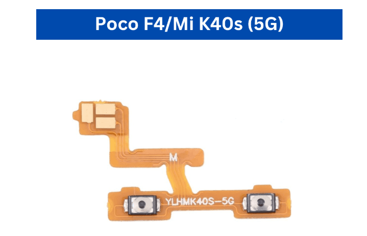 Poco F2 Pro / Poco F4/Mi K40s 5G/Poco M3 Pro/Poco X3/X3 Pro Power Volume Flex image 4
