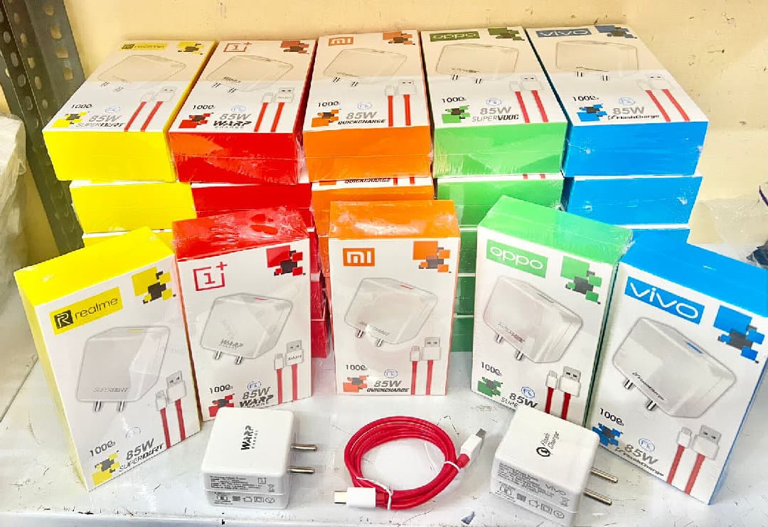85watt Mix Brand Supervooc Chargers.