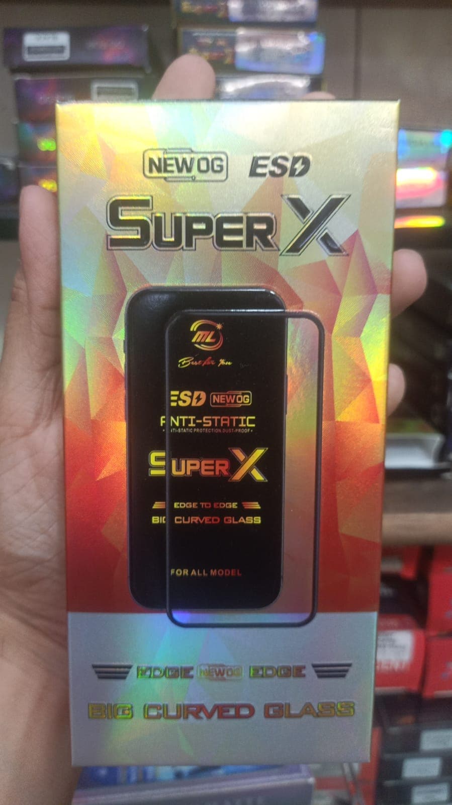Super X ESD Anti Static Tempered Glass Screen Protector
