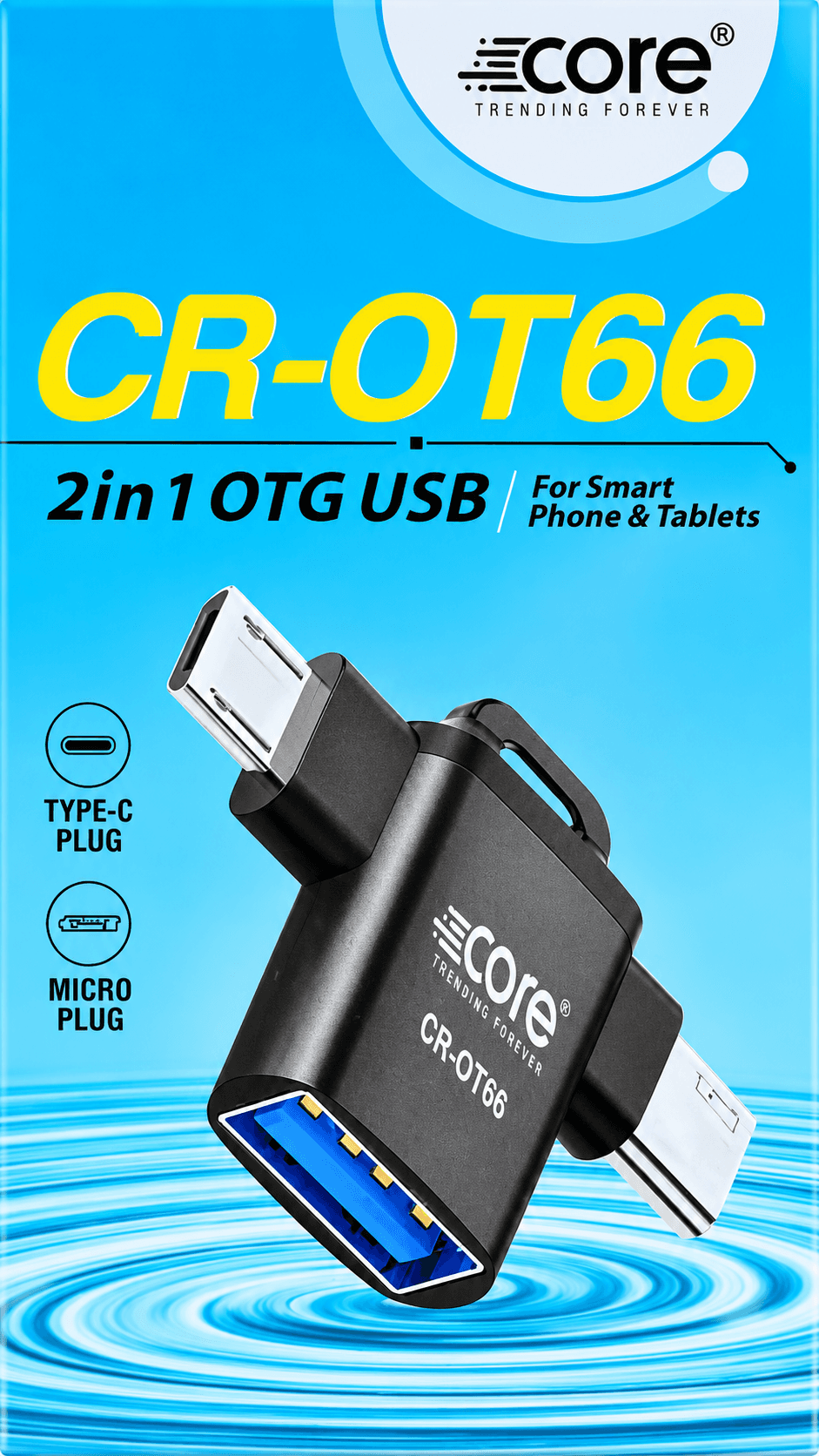 Core CR-OT66 3In1 OTG USB Adapter image 1