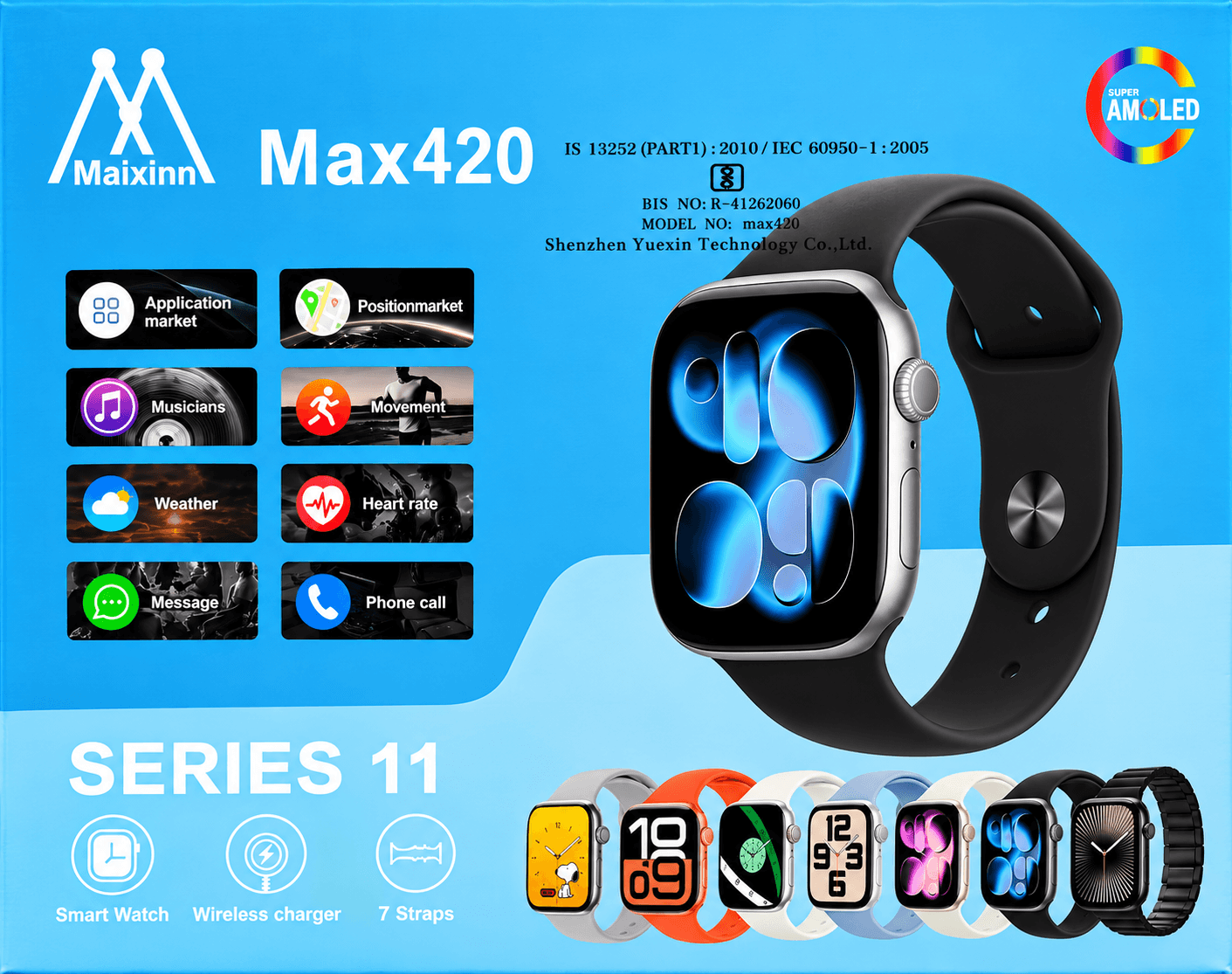 Maixinn Max420 Series 11 Smartwatch