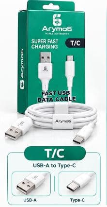 Arymo6 A6-01 USB-A To Type-C Fast Charging Data Cable