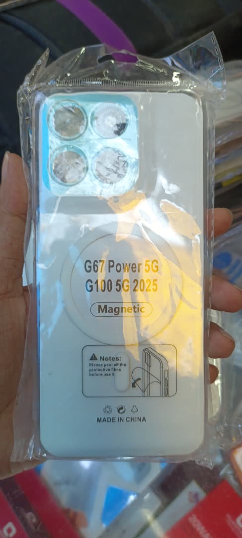 Motorola G67 White Cover image 2