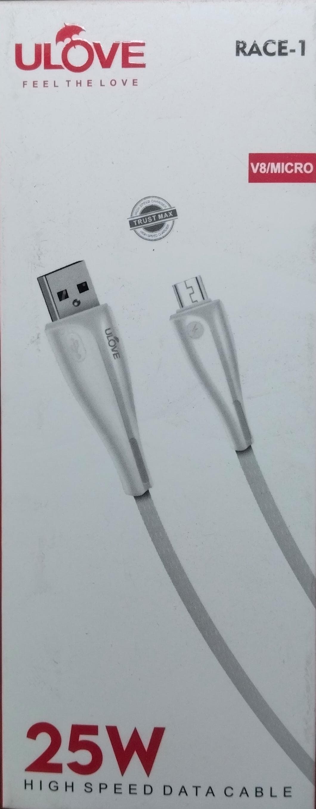ULOVE Race-1 25W Fast Charging Data Cable