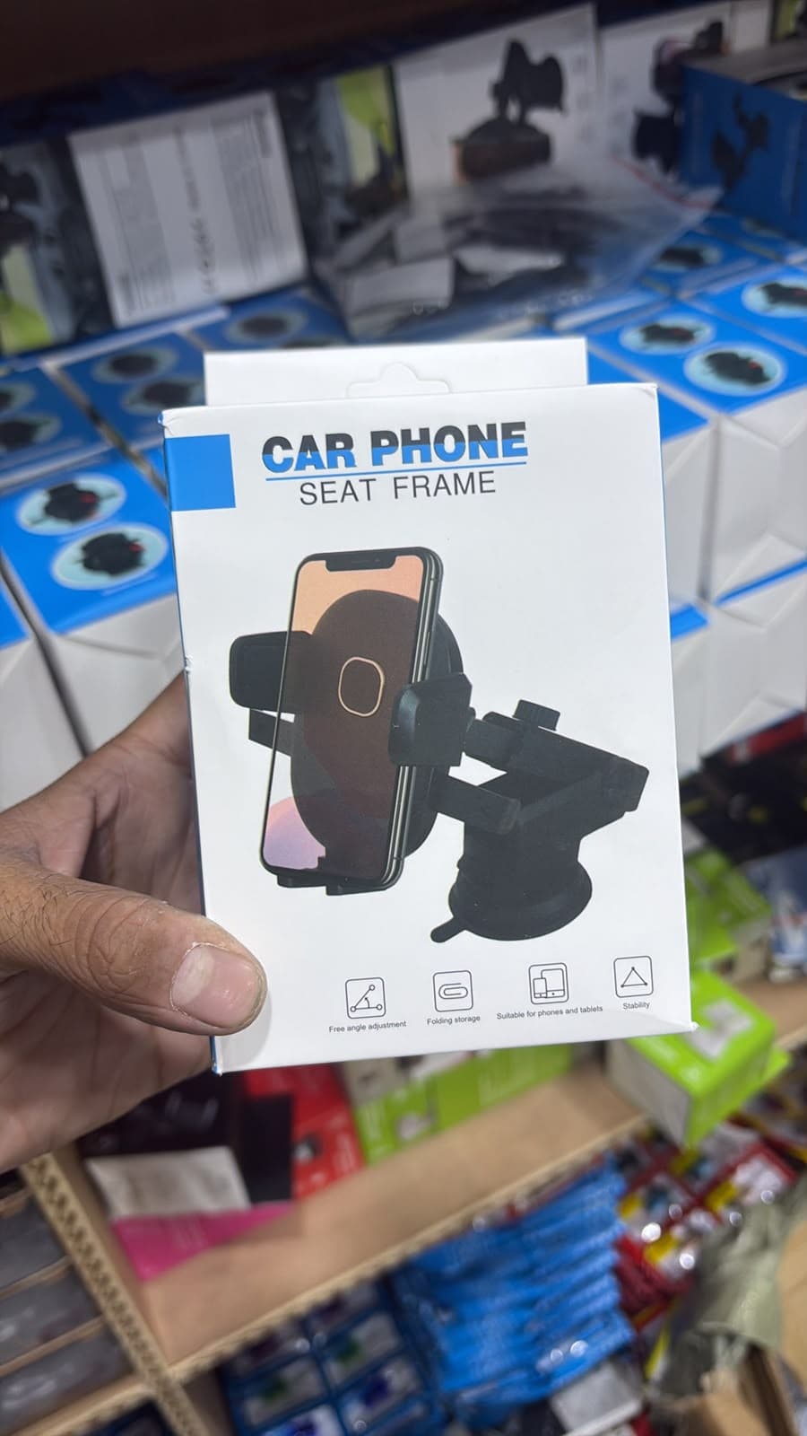 Universal Car Phone Holder With Suction Cup image 1