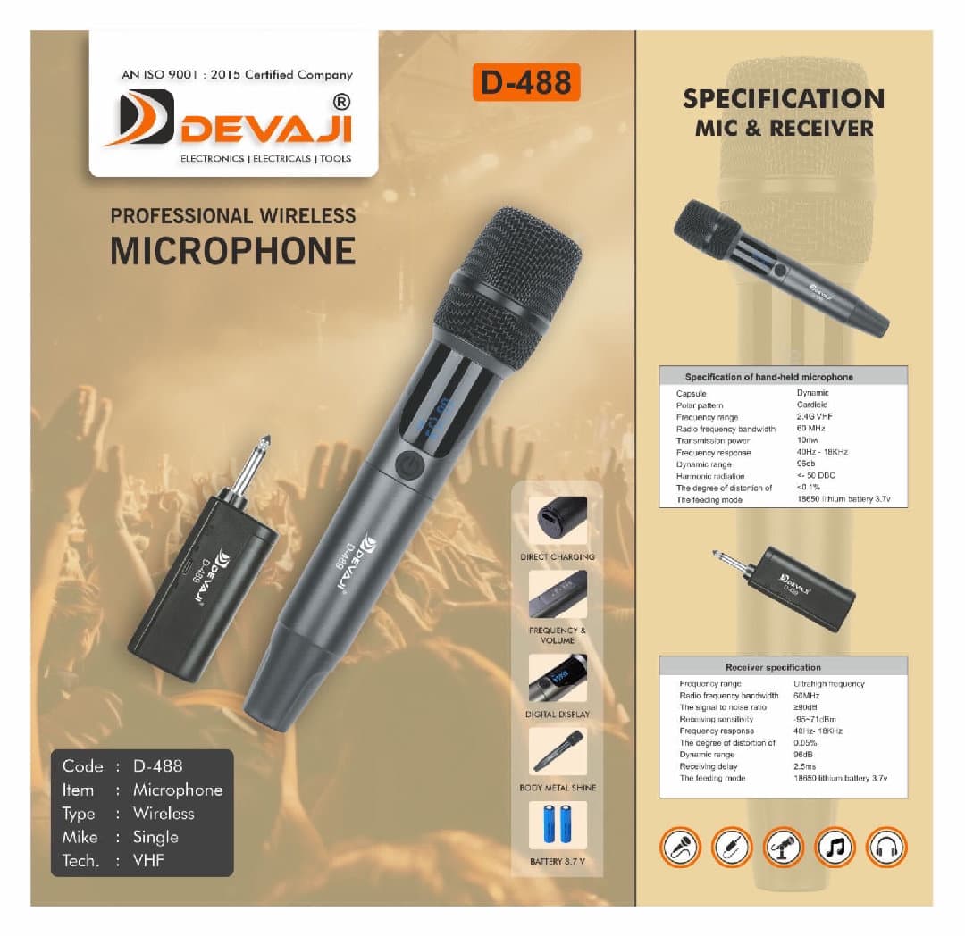 PROFESSIONAL WIRELESS MICROPHONE