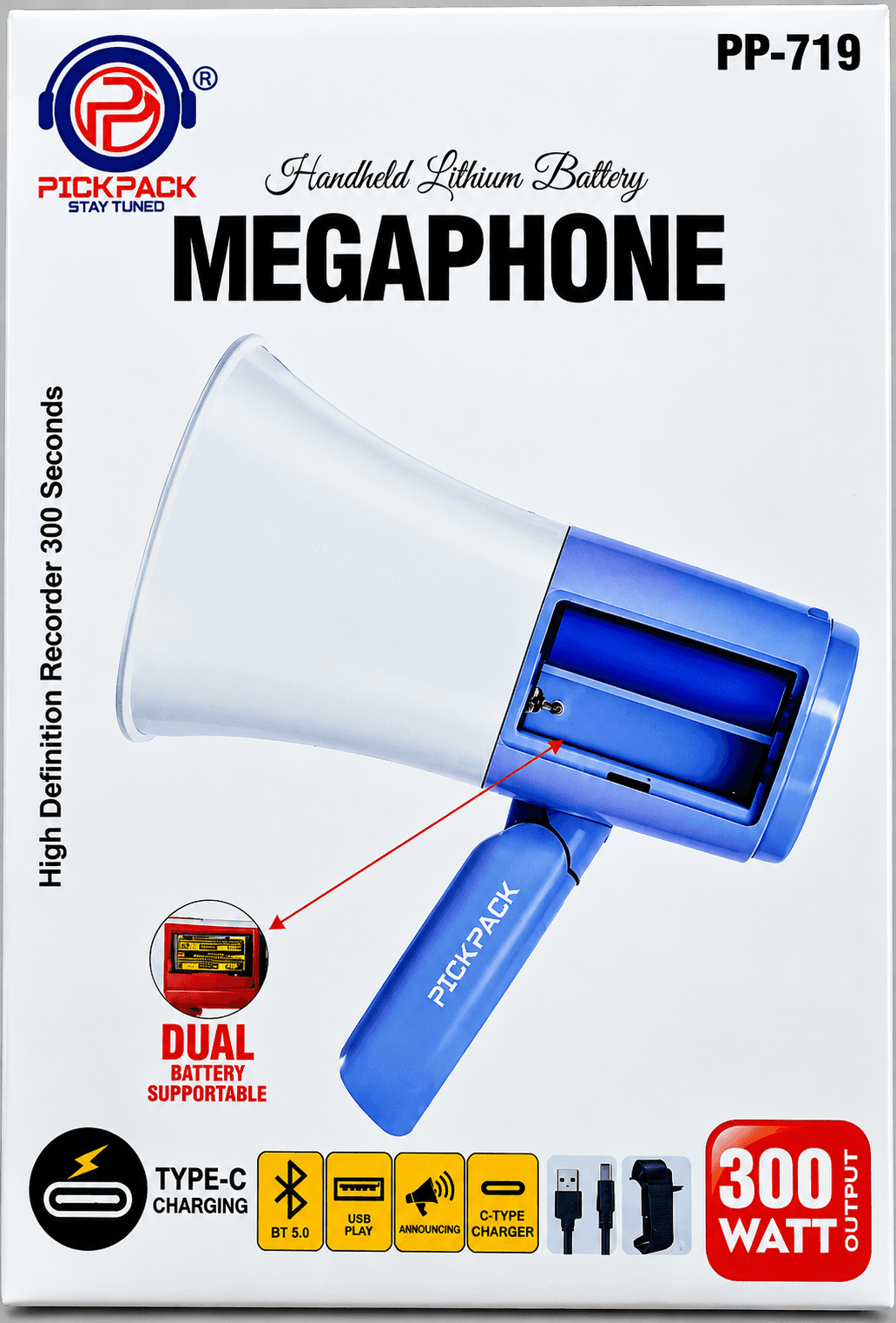 Pick Pack PP-719 Handheld Megaphone