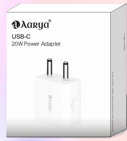 AARYA USB-C 20W Power Adapter