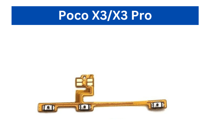 Poco F2 Pro / Poco F4/Mi K40s 5G/Poco M3 Pro/Poco X3/X3 Pro Power Volume Flex image 2