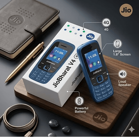 JioBharat V4 4G Keypad Phone