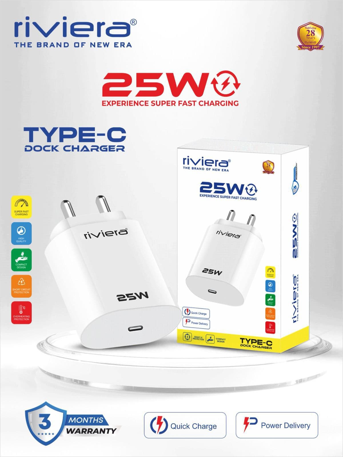 Riviera 25W Type C Dock Charger image 2