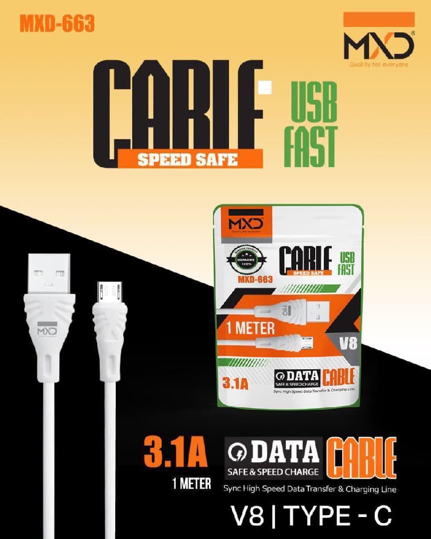 MXD 663 V8. Cable 1m