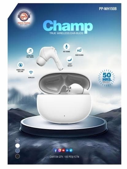 Champ True Wireless Earbuds PP WH1508 image 4