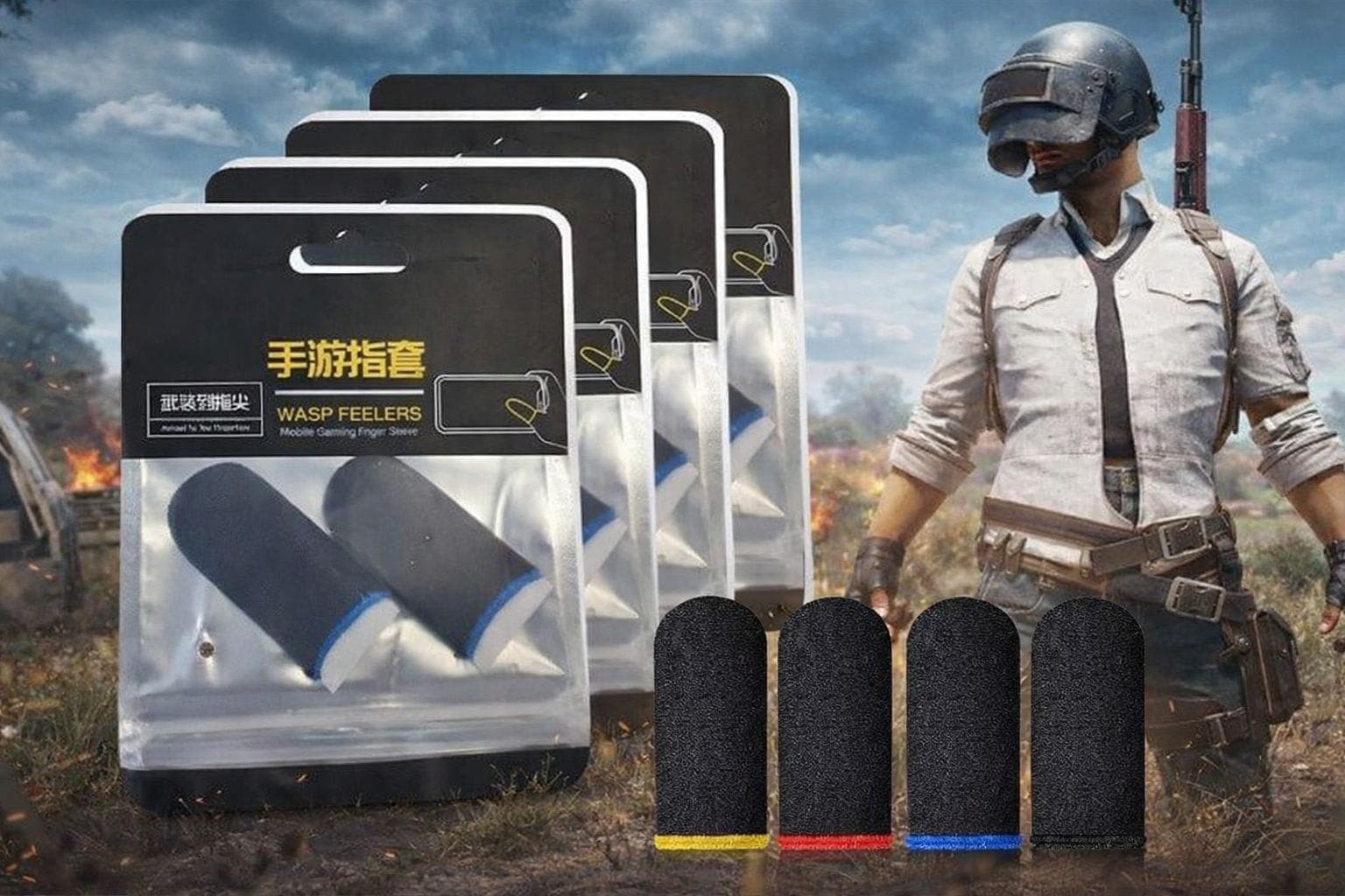 Wasp Feelers Mobile Gaming Finger Sleeve