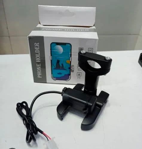 C1 Bike Mobile Holder with USB Charging Port image 1