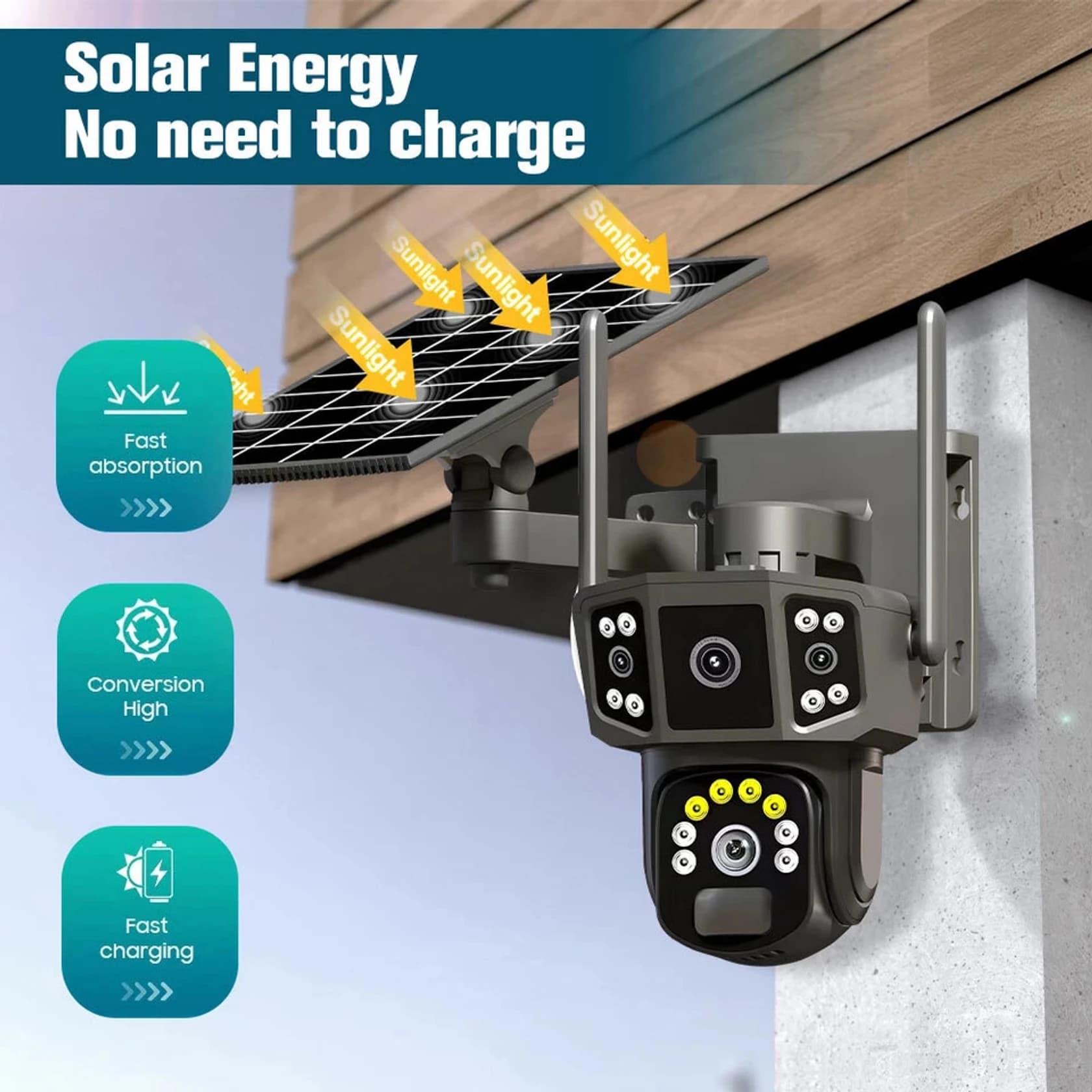 KT 1601 Solar PTZ Camera