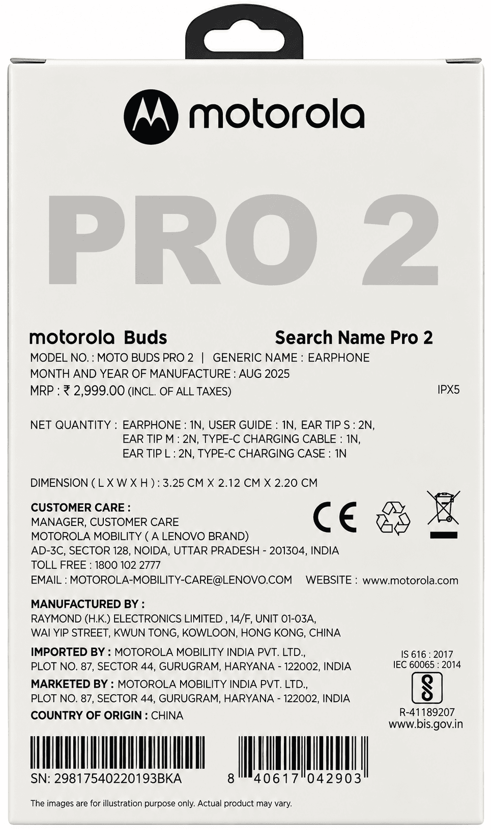 Motorola Moto Buds 2 Plus TWS Earbuds image 4