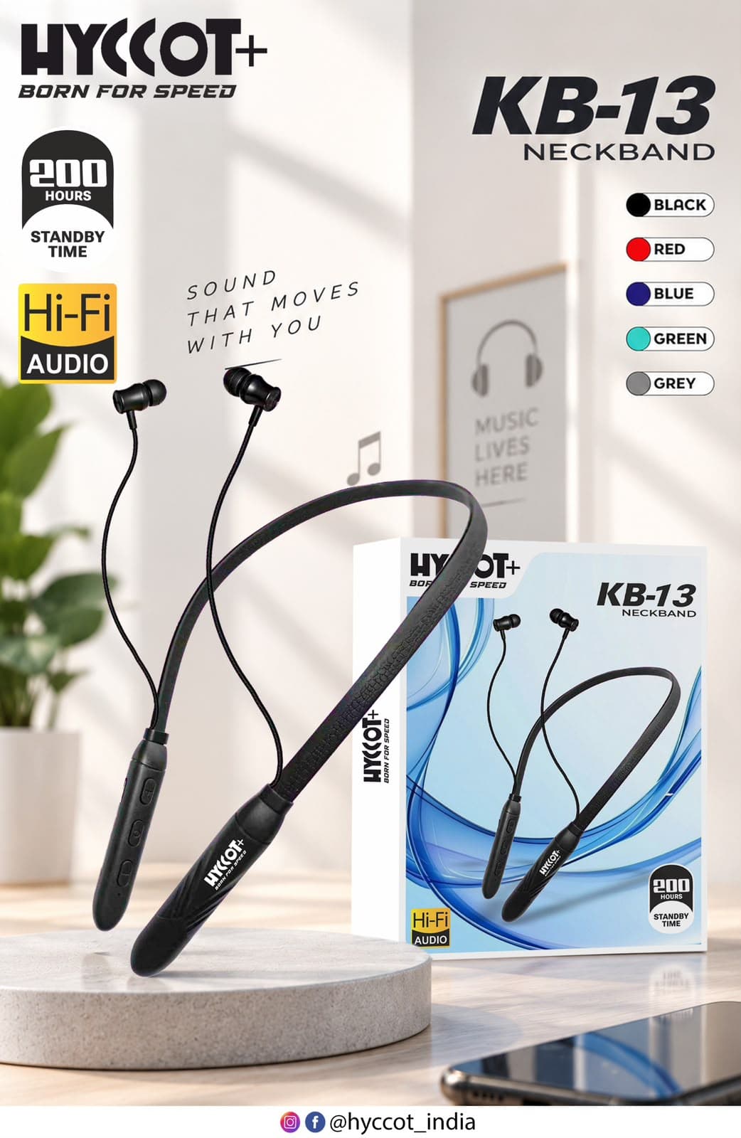 Hycot+ KB-13 Neckband