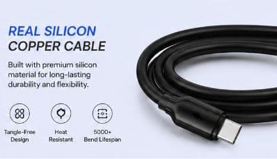 GINEX GX-28T 6A USB to Type-C Super Fast Charging Cable image 2