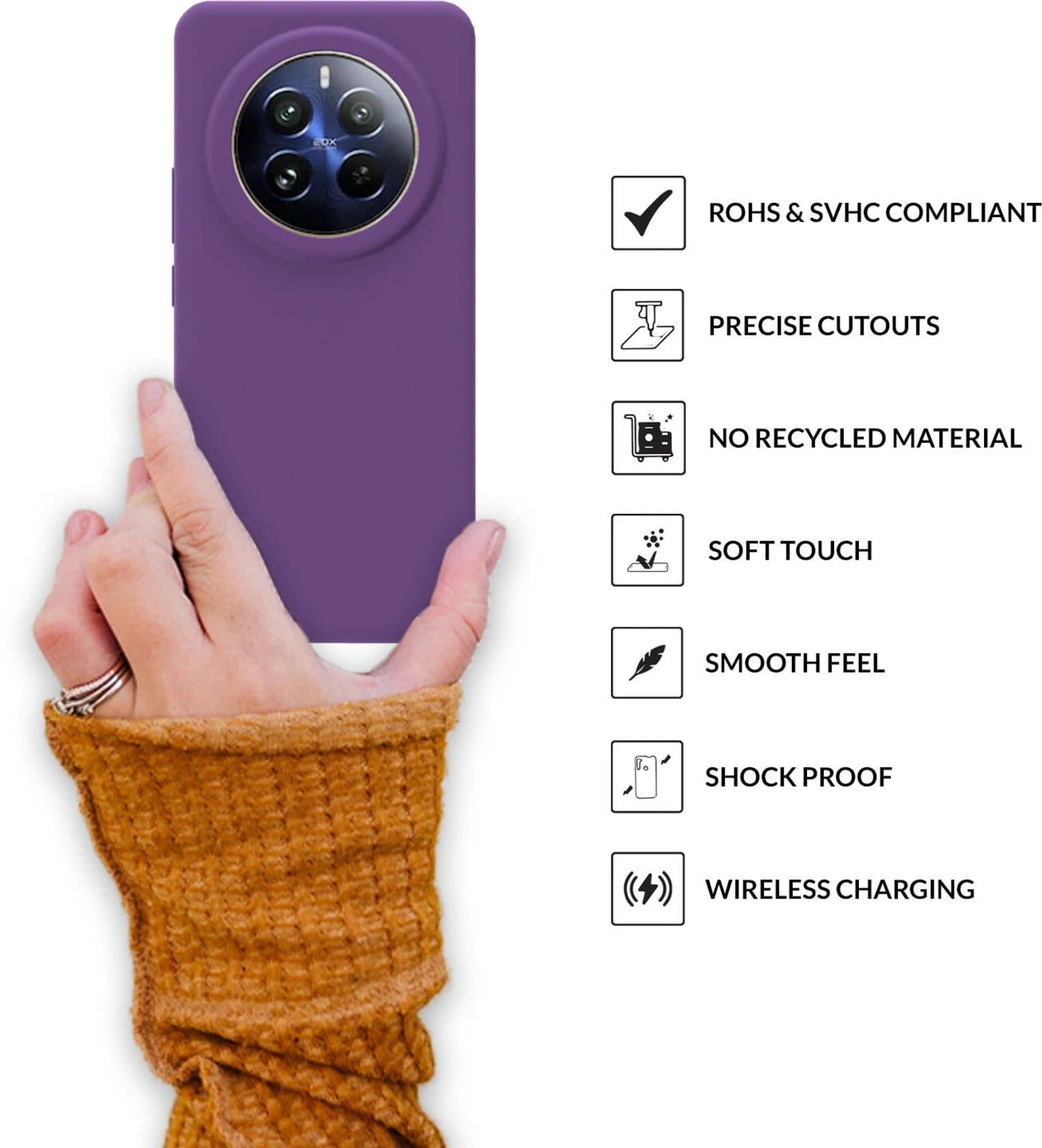Realme 12+ Back Cover