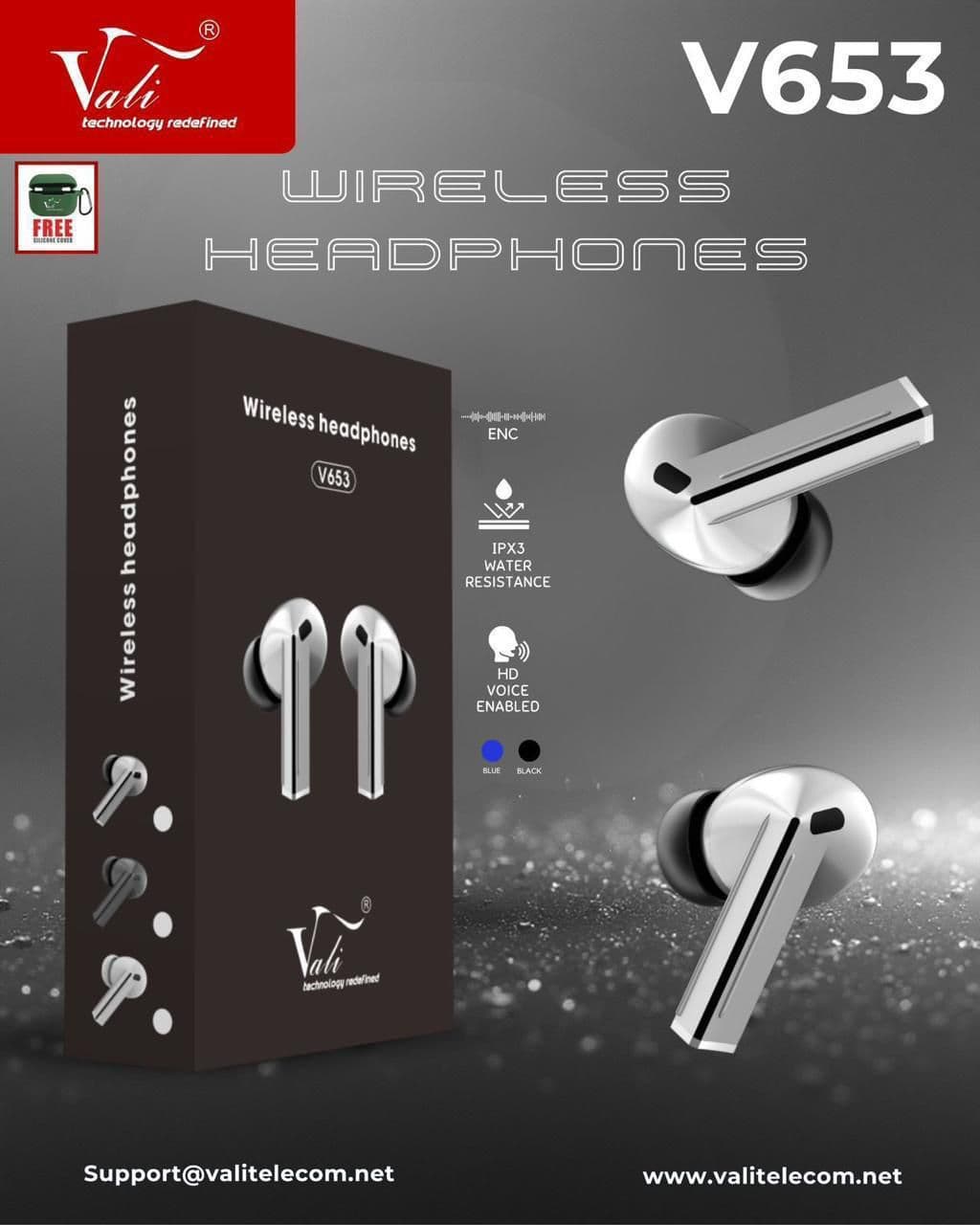 Wireless Head Phones image 1