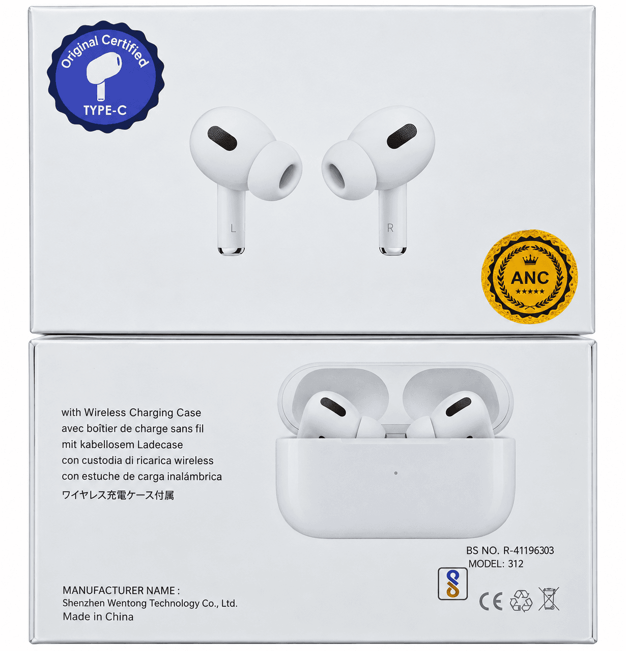 Apple AirPods Pro (2nd Generation) Bluetooth Headset (White, True Wireless)