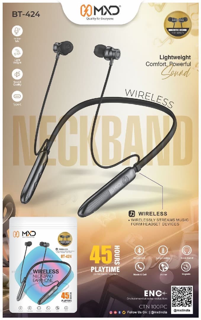 MXD 424 neck band