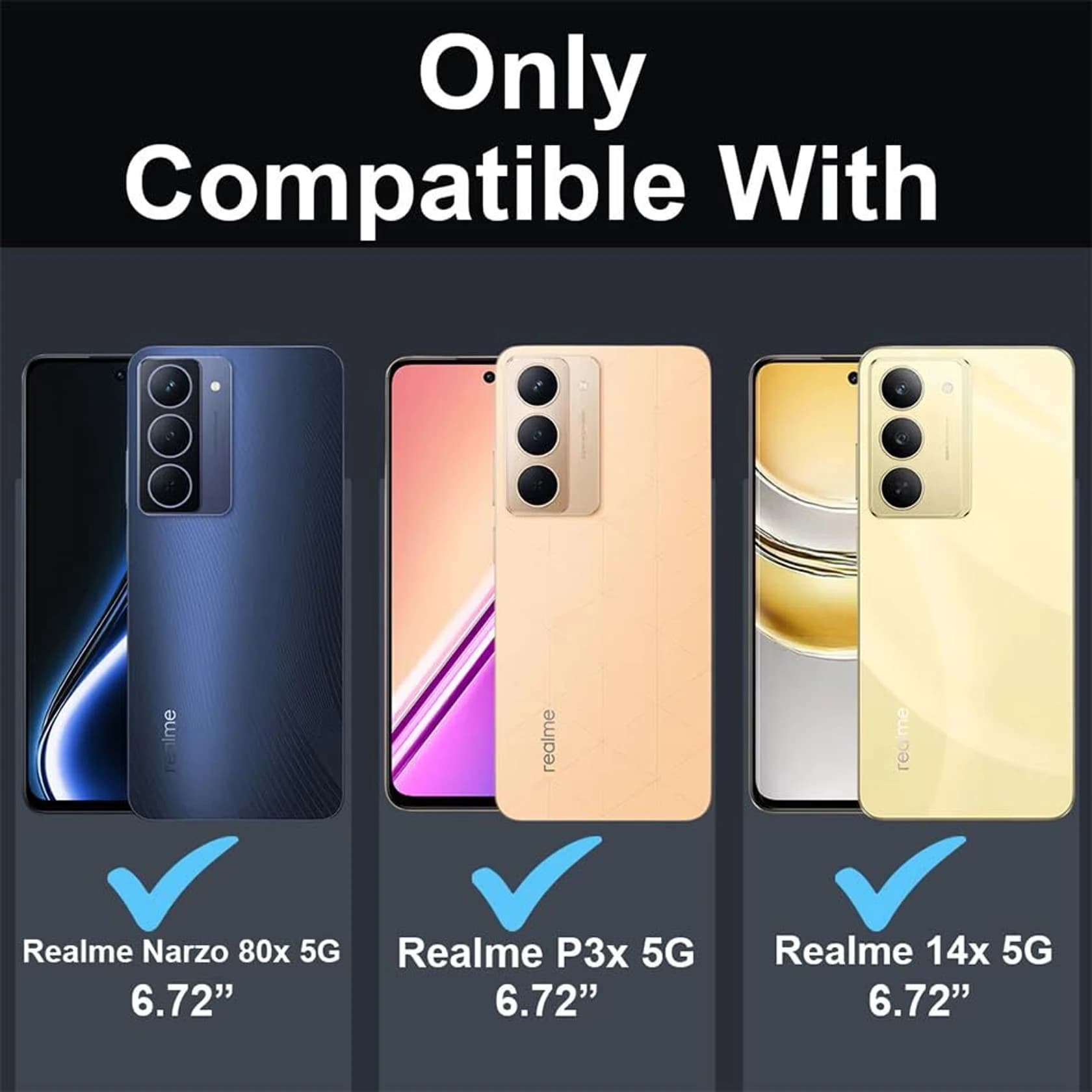 Back Cover for Realme 14x 5G image 3