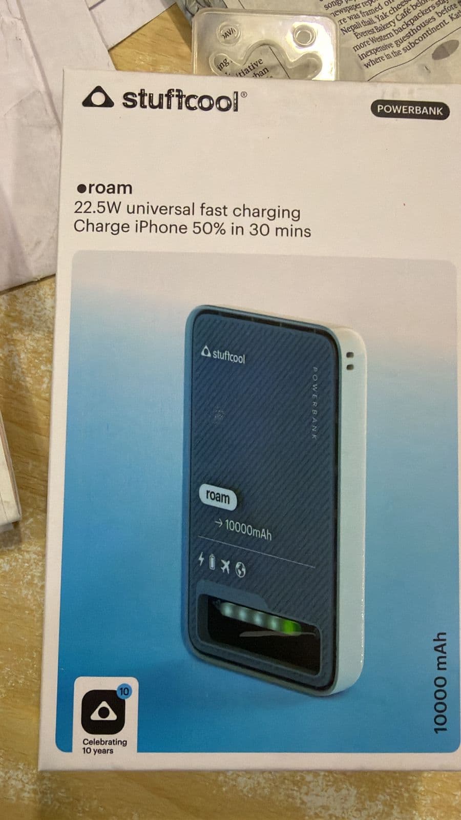 Stuffcool Roam 10,000mAh Fast Charging Power Bank